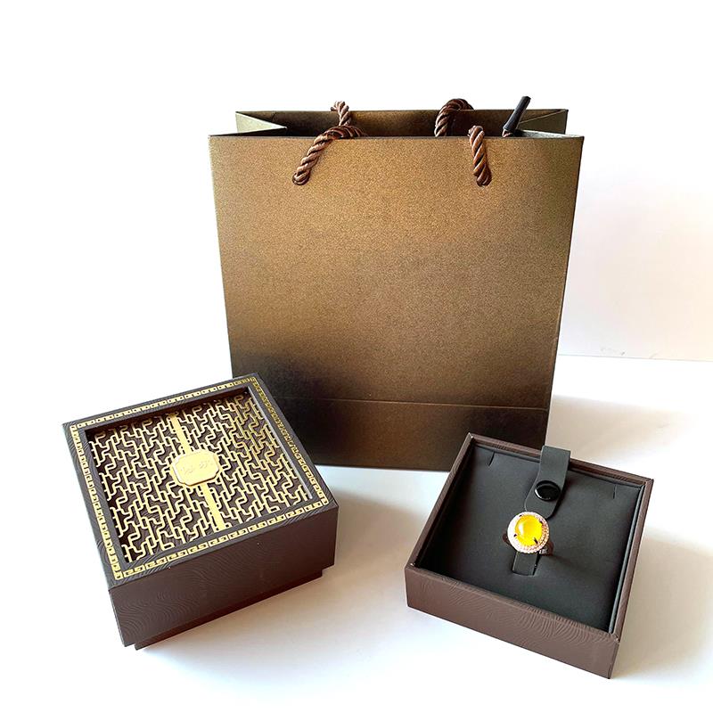 正品精致潮古风古法传承盒翡翠玉器盒彩宝盒金蜜蜡盒文玩国盒手镯