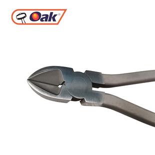 18694剪切强操作手工好具力Oak耐用不锈钢斜嘴钳
