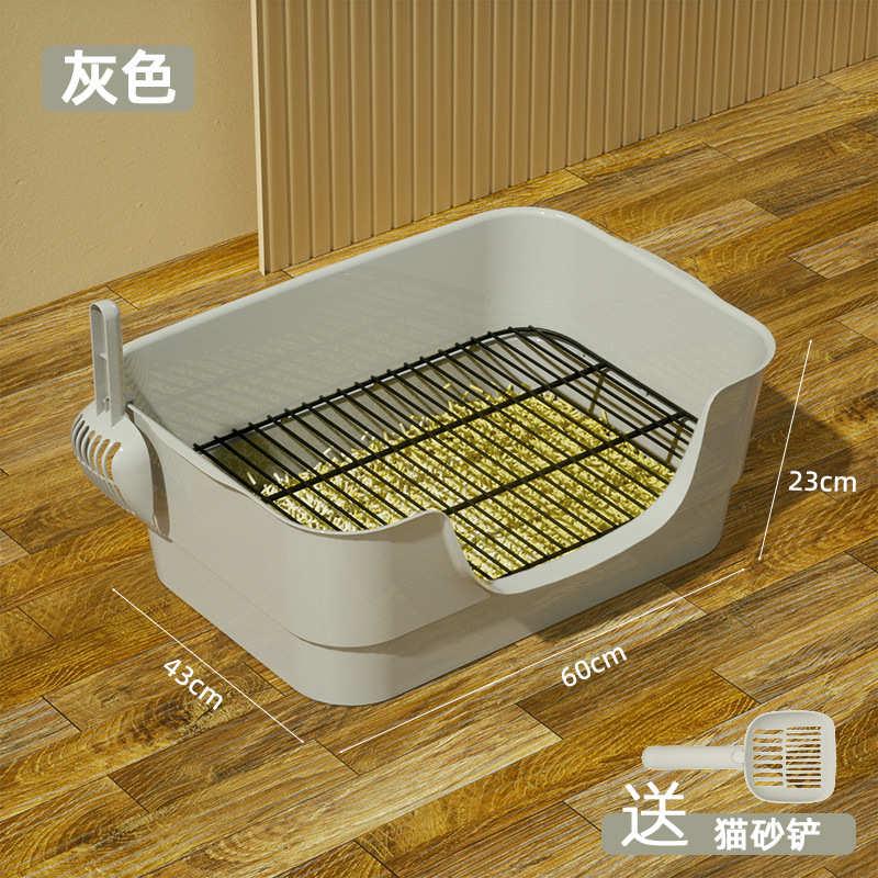 狗厕所浴缸大方盒不锈钢高围栏防尿溅可拆中小型宠物大号狗尿盆