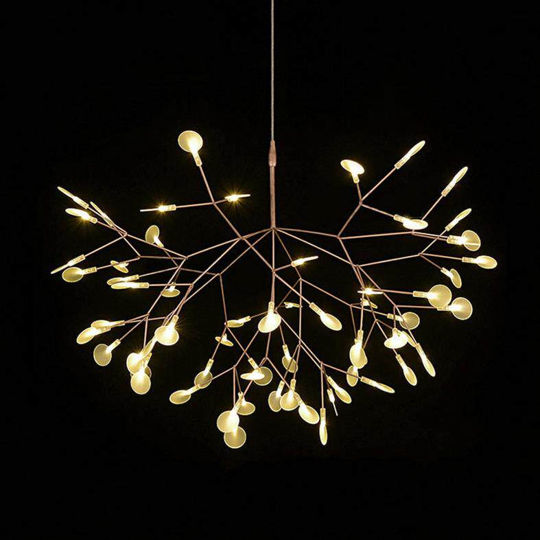 北欧后现代萤火虫树枝吊灯创意艺术客厅餐厅卧室吊灯个性灯具灯饰