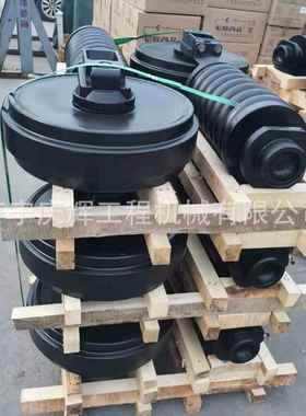 DX350LC挖掘机涨紧油缸引导轮总成 支重轮 钩机DX380LC履带板总成