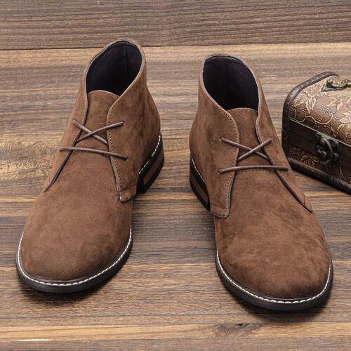 Men Desert Boots Retro American style Male Ankle Boots沙漠靴