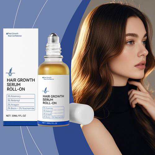 Hydrating Hair Serum with Rollerball Applicator - Gently Nou