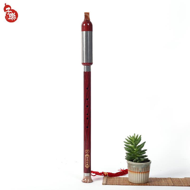 正品檀木巴乌木胶调竖吹调横吹小学生初学GF降B调C调成人专业演奏