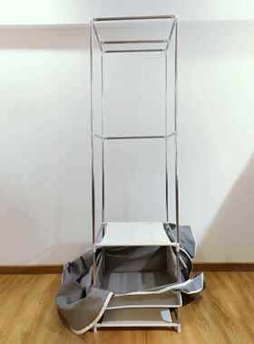 布艺简固易柜衣单人NNH组装宿出舍租房家用加钢架结实耐用多层小