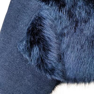 长超柔草兔毛染尖兔毛人造毛皮绒布时尚面料面料