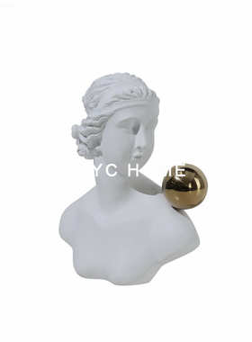 北欧现代高级感人物雕塑软装饰品玄关酒柜电视柜客厅书柜艺术摆件