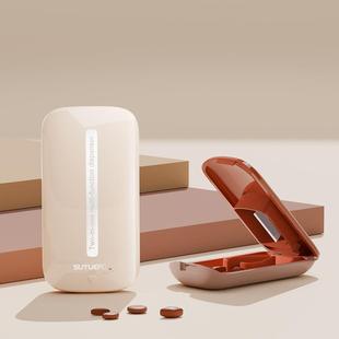 日式切药器二分之一分药器分割切药神器便携药物药盒四分之一剪药