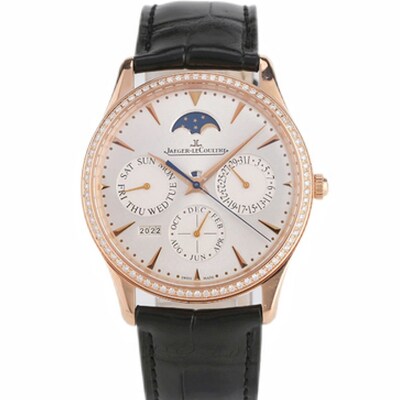 万年历[9.8新]积家公价335000大师18K玫瑰金自动机械男表1302501