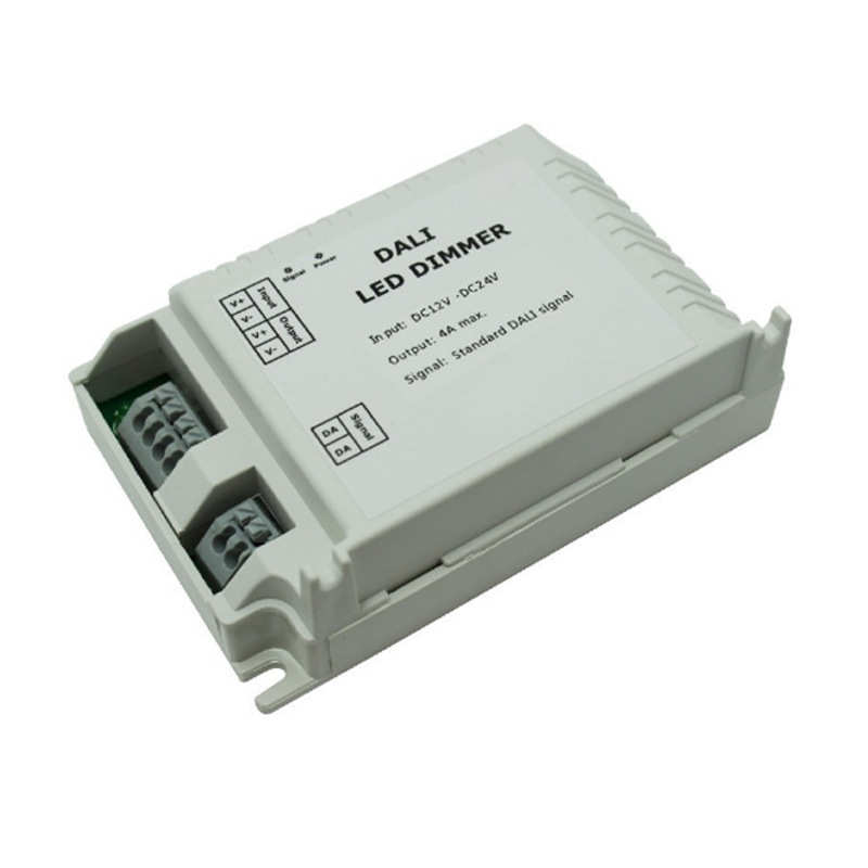 DALI系统 LED单灯点对点控制主机 轨道式 Dali-DMX512信号互转器