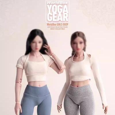 Worldbox 1/6高弹瑜伽服 运动女装 运动服 女装兵人衣服现货
