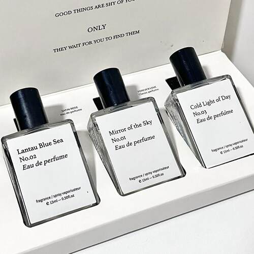 索引小众ins风日月潮汐香氛3瓶装正品滚珠男女士走珠香水礼盒套组