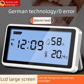 德国高精度数字温度计温湿度计室内家用婴儿房干湿精密温度计