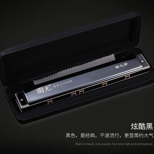 国光国之梦口琴24孔/28孔复音c调/自学口琴/比赛口琴/重音口