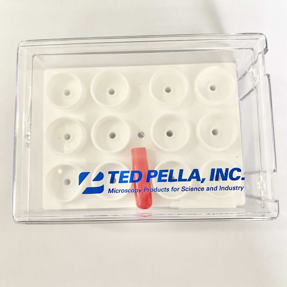 PELCO扫描电镜制样样品盒SEM样品台盒12孔盒16160FEI蔡司电镜耗材