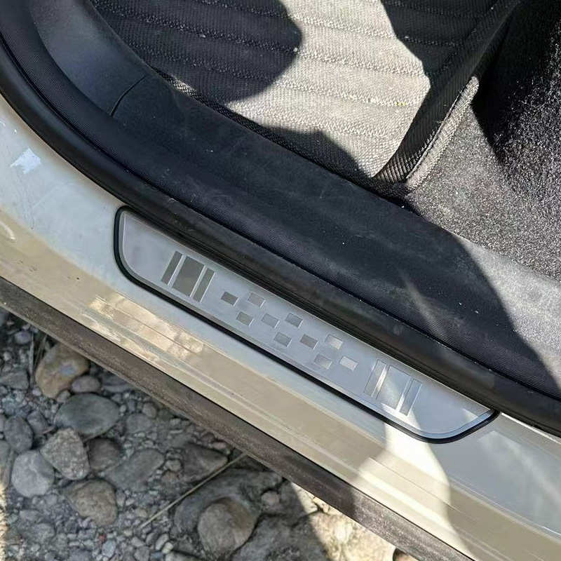 迎宾3008超薄/适用蚀刻条408/2008踏板装饰/标致门槛508改装/508