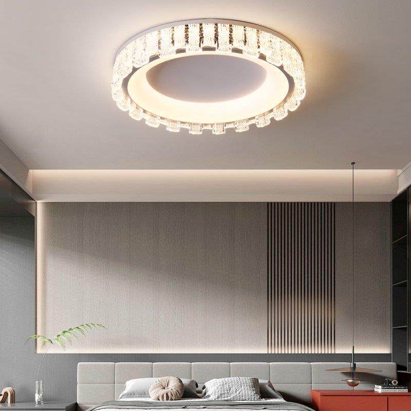 现代简Lighting约大高厅档客主灯意式气轻奢晶水卧室全光谱护眼吸