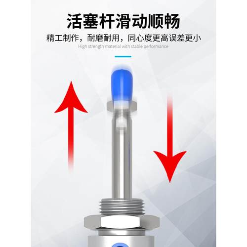 金气鑫MAL伸缩气动缸迷你微亚德客小型铝合金16/20/25/34*57s非标