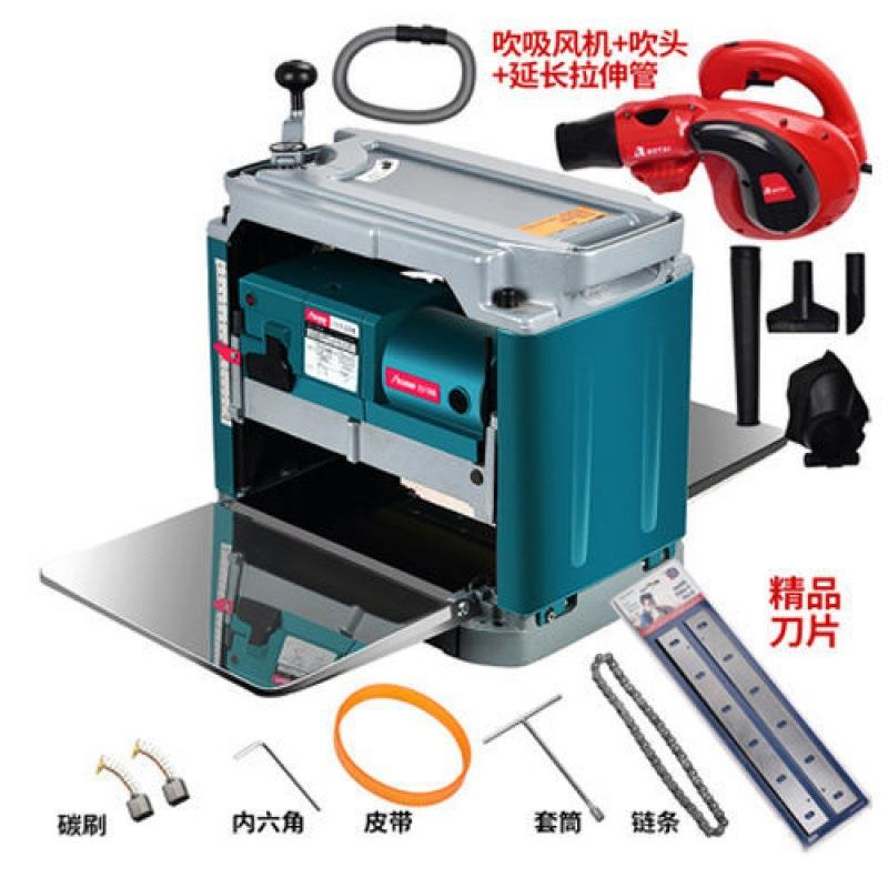 小型木工台式压刨机平刨机单面大功率电刨多功能家用刨机电动工具