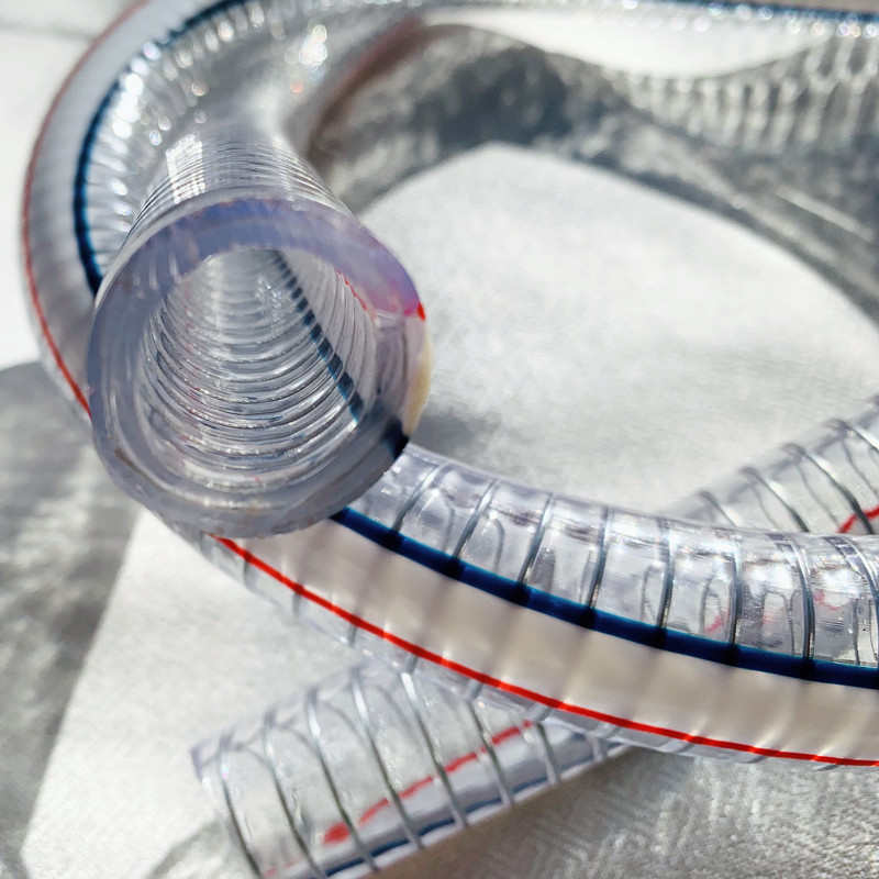 PVC钢丝软管 多规格钢丝管 高压耐磨加厚增强软管【1STF0】