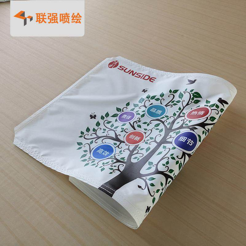 UV喷画工厂制作白色透光拉膜天花吊顶uv喷绘软膜灯箱广告写真