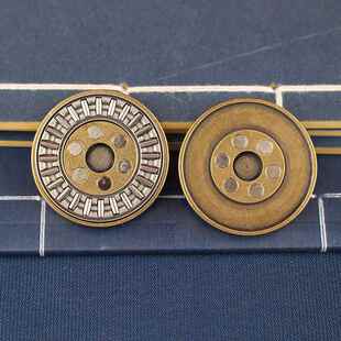 2026黄铜仿古大清银币龙纹银元啪啪币文玩手把件黄铜壹元龙纹啪啪