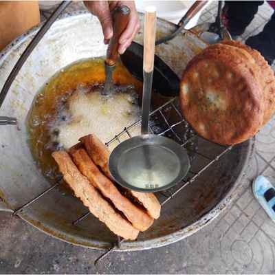 嘉禾油炸灯盏糍粑勺子香油提子炸土豆葱饼夹馅锅巴神器模具
