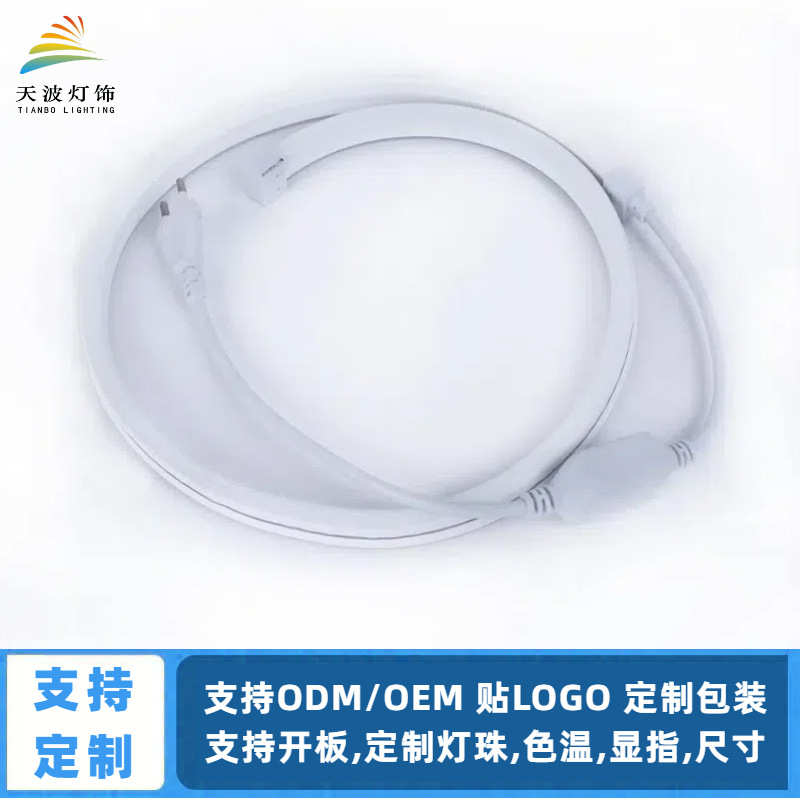 led渐变柔性硅胶灯带跑马流水彩灯 氛围灯带夜市店铺招牌做字灯条