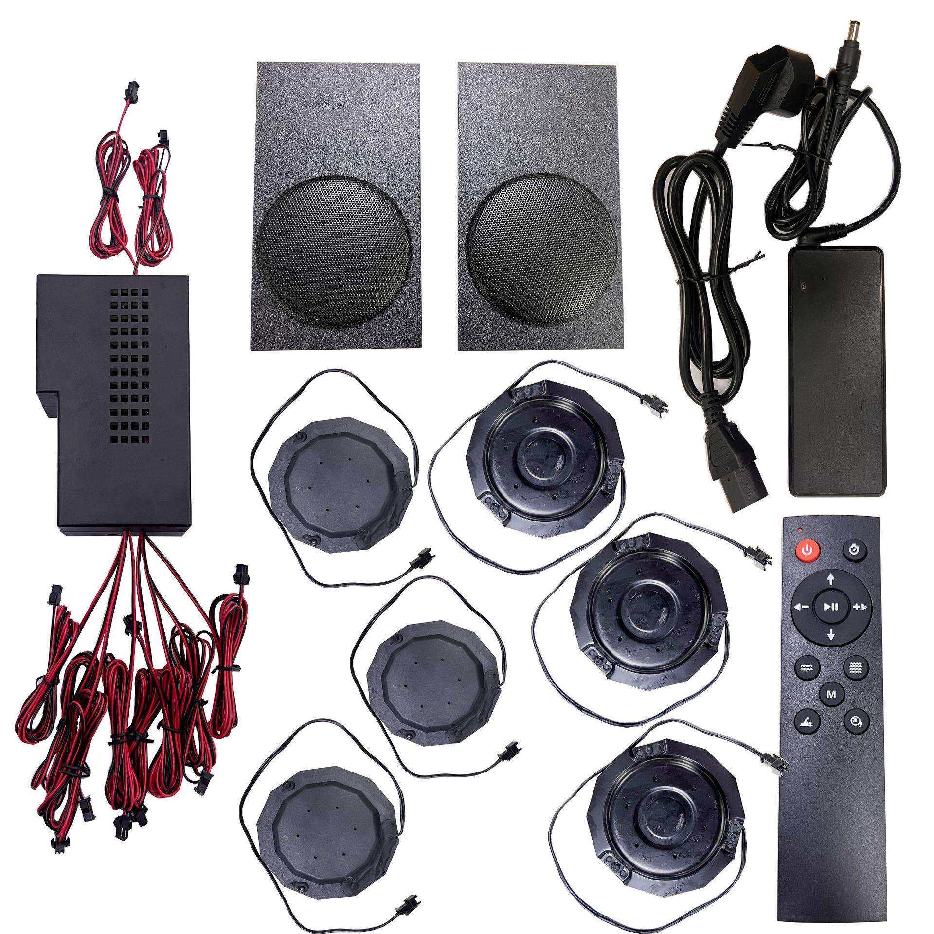 4D影院低频体感共振喇叭 智能家居按摩床垫按摩椅电竞椅震动喇叭