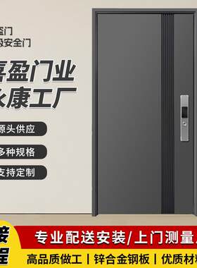 永康防盗门入户门甲级安全门家装锌合金智能平开门大门超甲一号