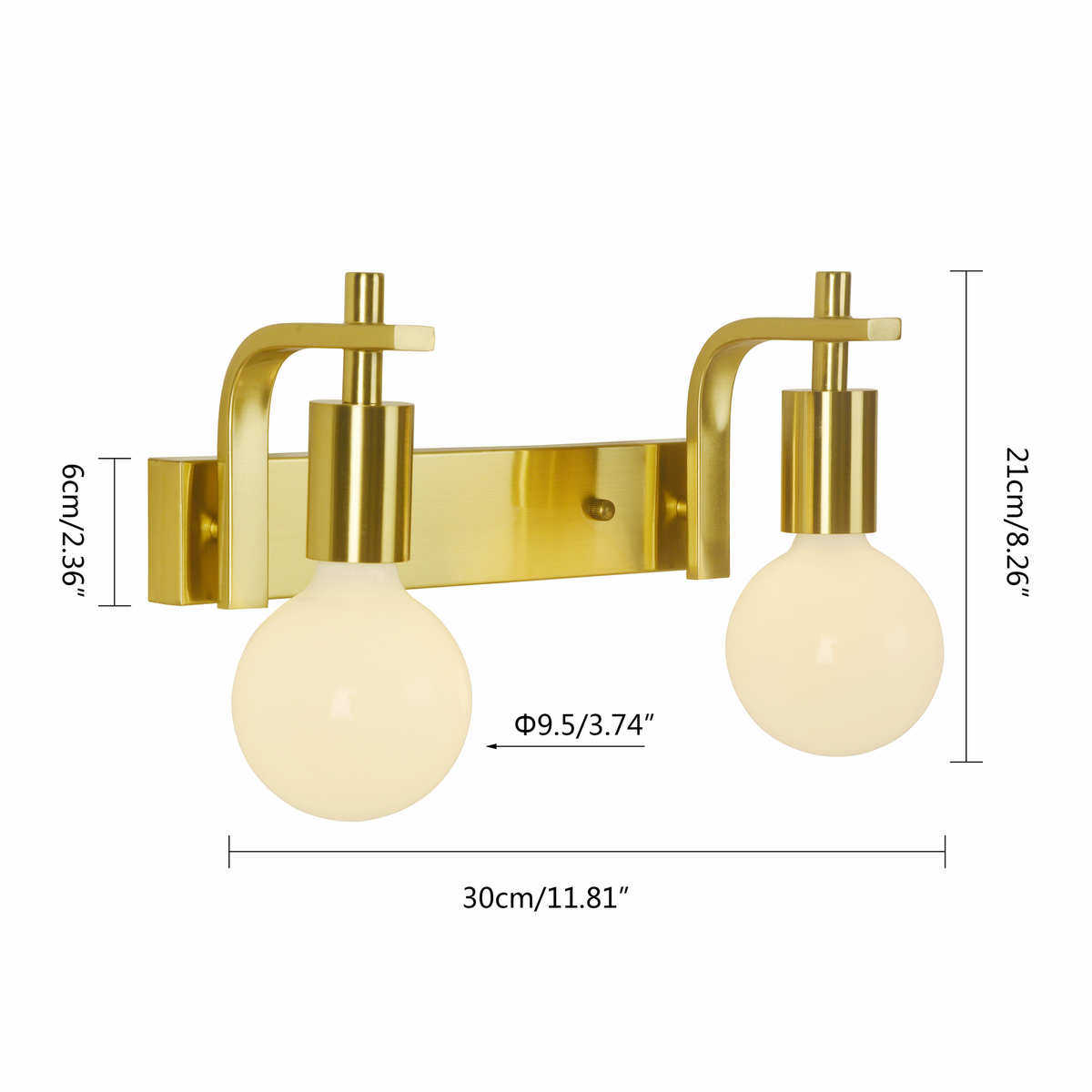 美式弯管壁灯 简约客厅卧室床头灯电视背景墙走廊过道灯具LED灯