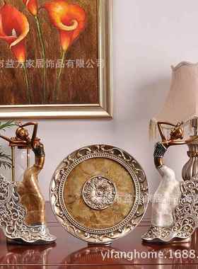 KD005S+K视欧式唯美件舞女摆高档客厅书房简约电柜玄关家居摆装饰