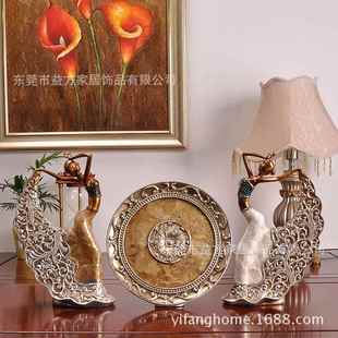 饰 唯美件舞女摆高档客厅书房简约电柜玄关家居摆装 KD005S K视欧式