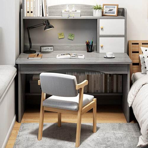 Computer desk bookshelf integrated desk writing desk