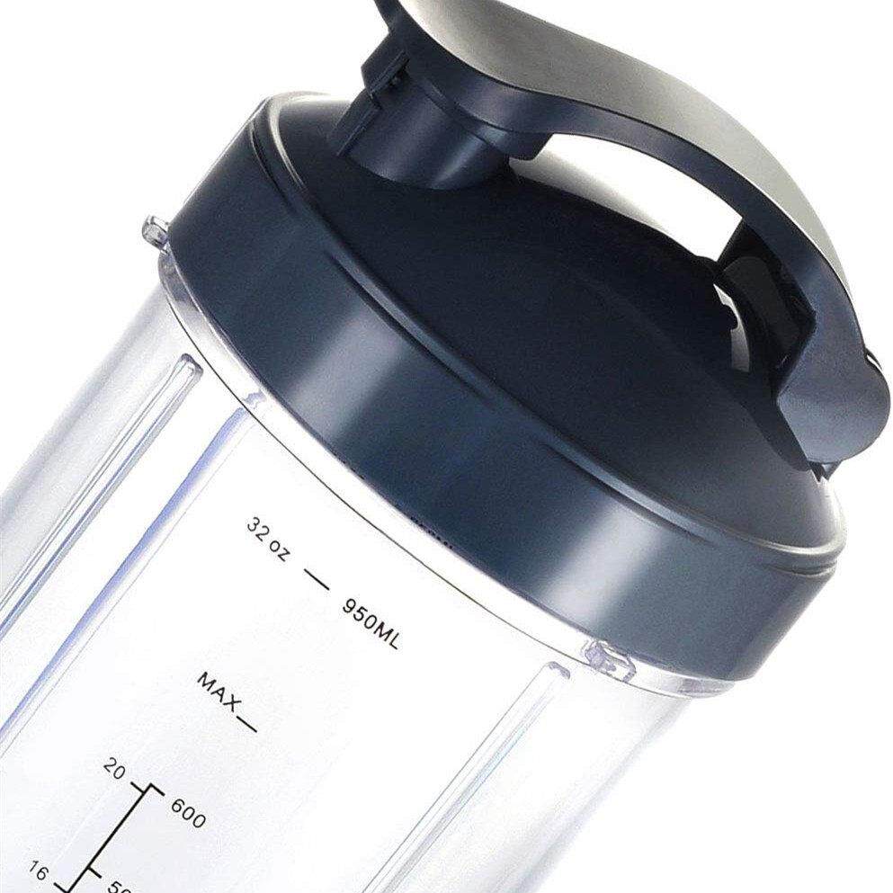 Blender Cups for Nutribullet Flip Top To Go Lid Replacement