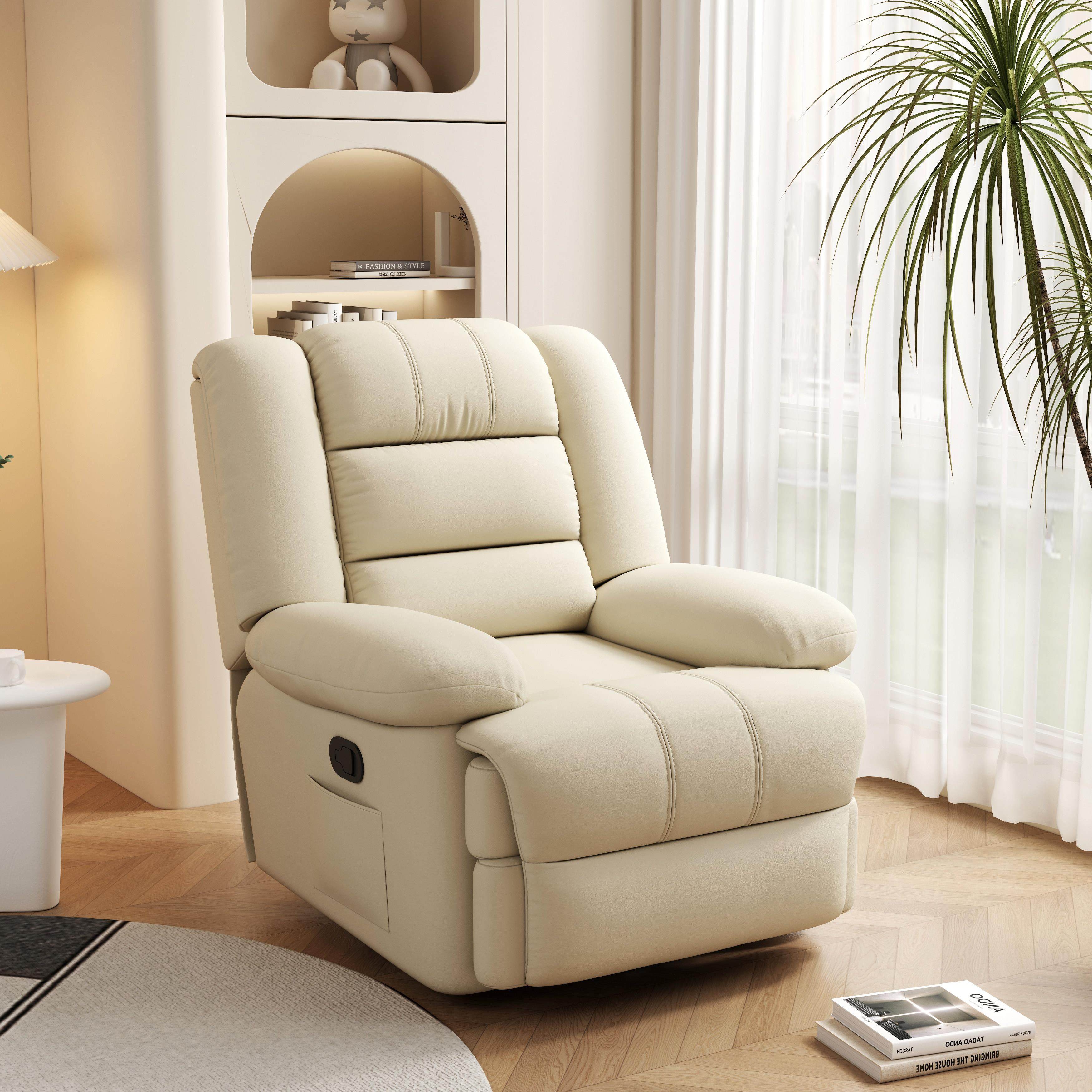 单人沙发懒人多功能电动按摩躺椅家用客厅休息区美甲店休闲 摇摇