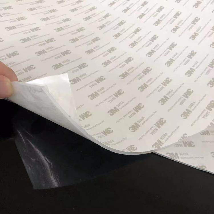 硅胶板垫片耐高温白色食品级硅胶背3M胶防滑耐磨硅胶皮垫片厂家