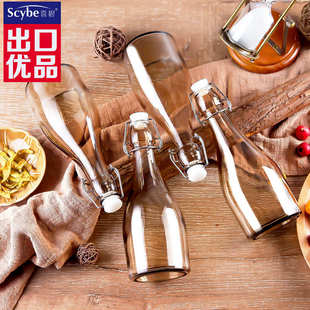 酒瓶酿泡酒盖密封红酒白带s588橄榄玻璃瓶空瓶酒瓶瓶瓶