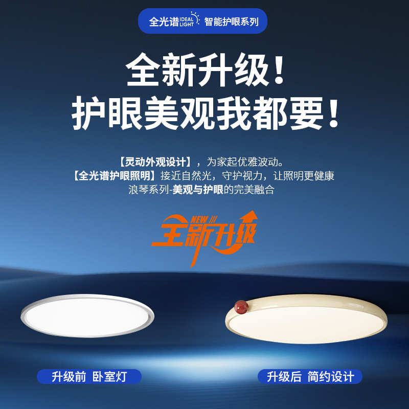 卧女孩具灯灯2025新款房奶油儿童简约卧室灯法式风灯主吸顶灯现代