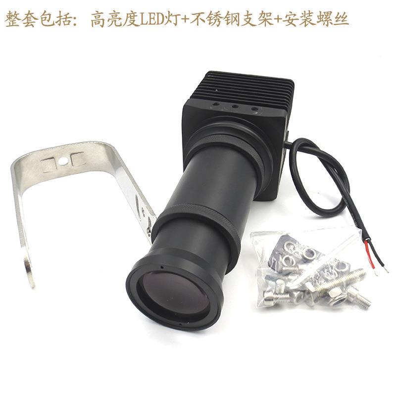 25W高亮红色小心车辆注意叉车光斑叉车工程车安全警示指示用LED灯