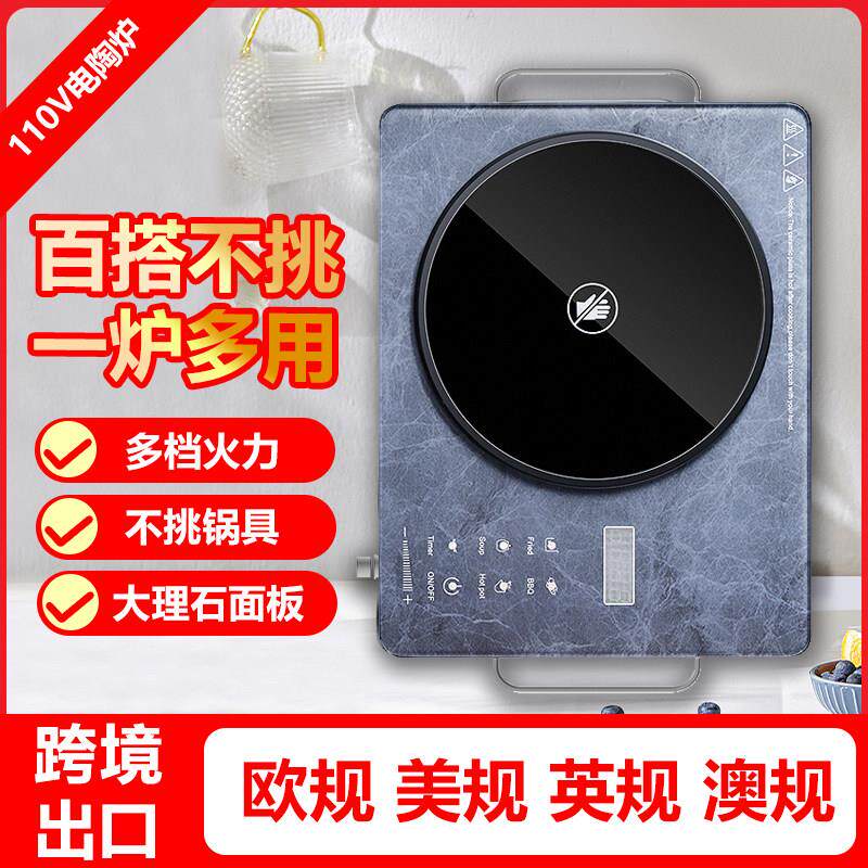 出口110V美规220V欧规电陶炉多功能家用定时大功率一炉多用电磁炉