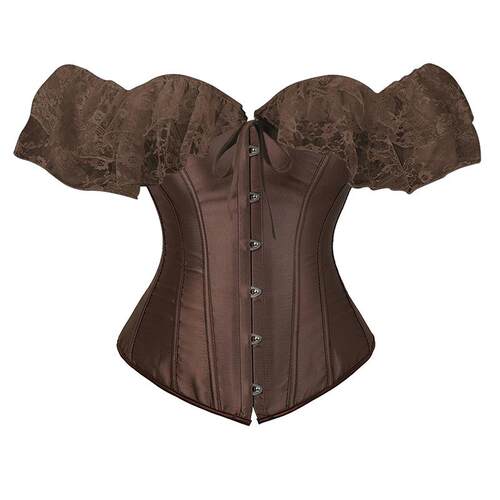 Satin lace short sleeved shapewear festival equipment