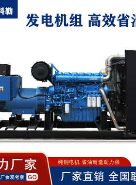 潍柴柴油发电机组500kw600kw800kw1000kw千瓦一键电启动三相380v