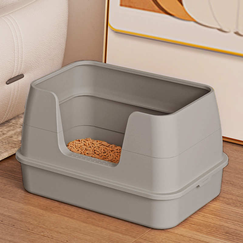 可折叠猫砂盆一体式半封闭猫厕所超大号加厚猫屎盆防外溅猫咪用品