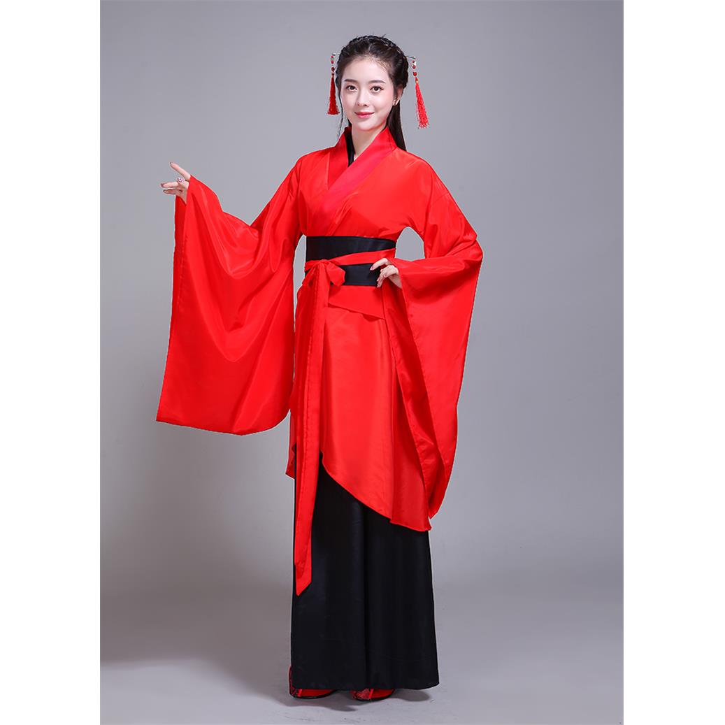 正品玑公主礼仪之邦古装璇舞蹈演出服装女改良宋广袖汉舞台表演服图片