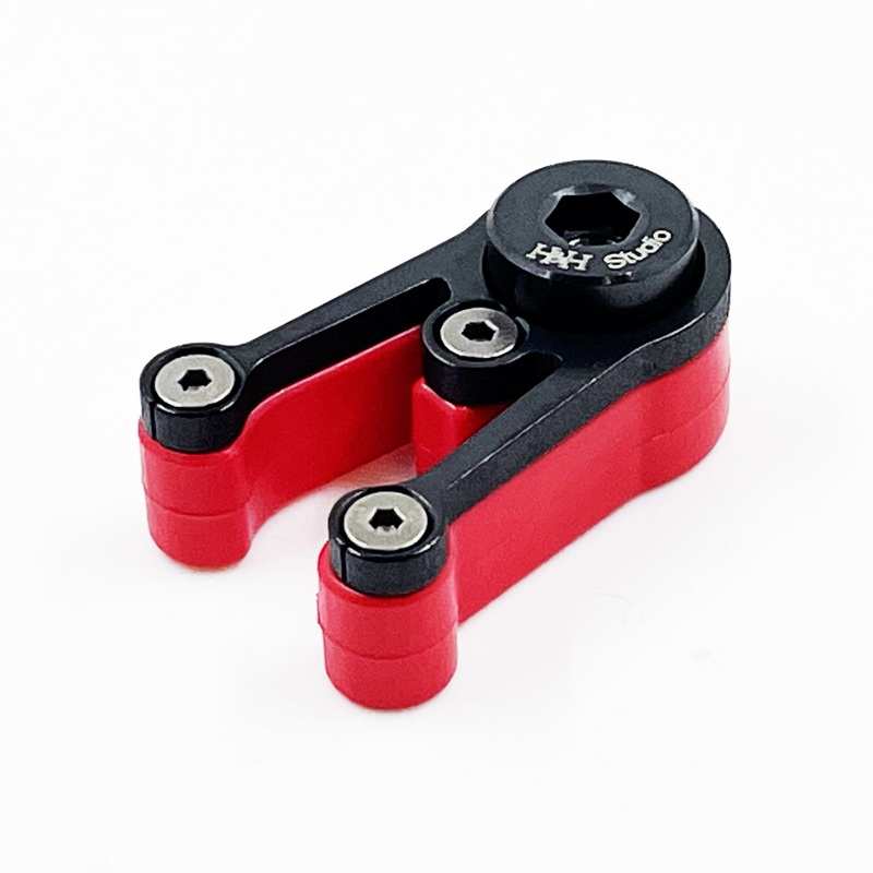 台湾HH小布折叠车改装配件Catcher钛头管固定座钛蟹钳