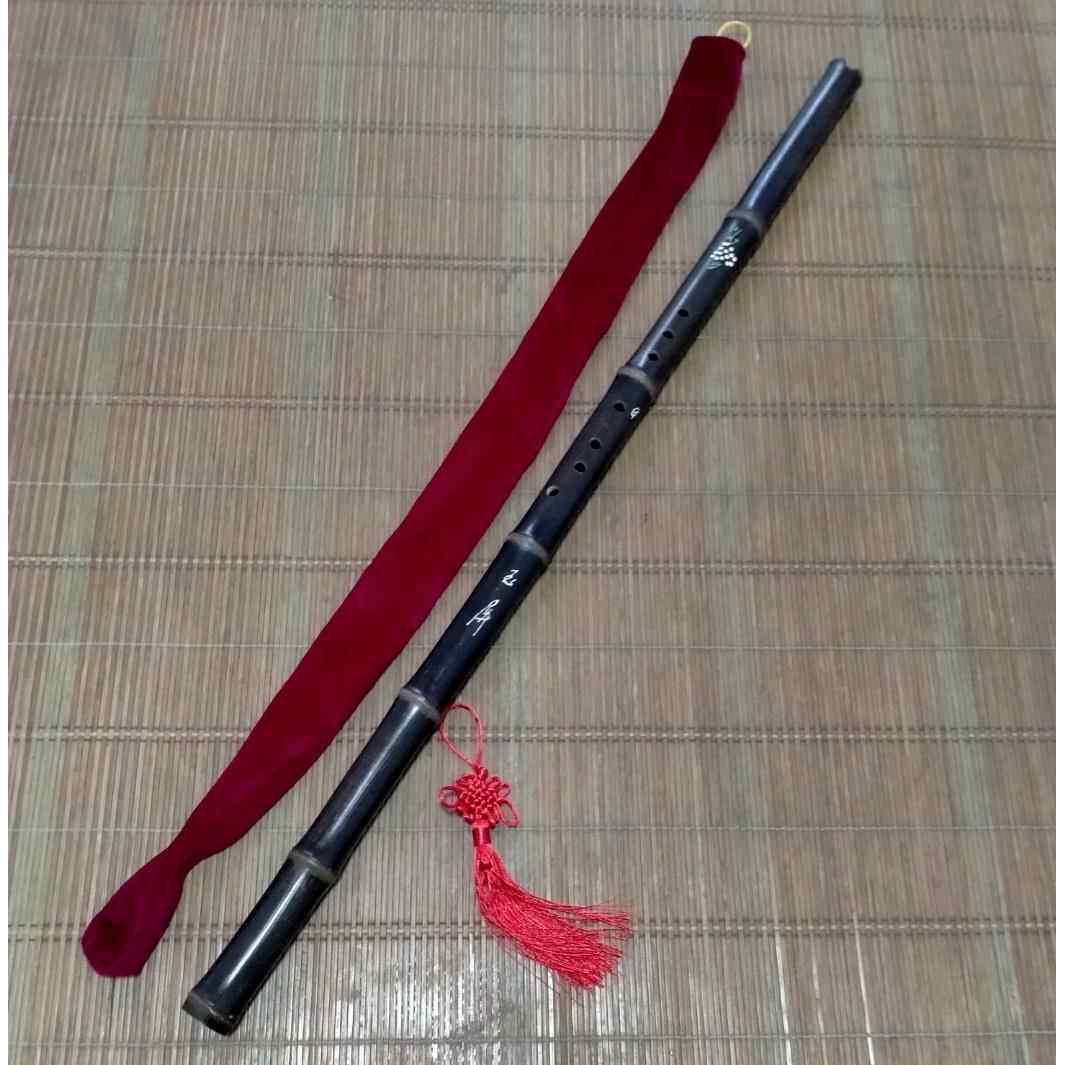 高档紫长G箫短箫八孔六孔调民F竹调好学好吹族乐器厂
