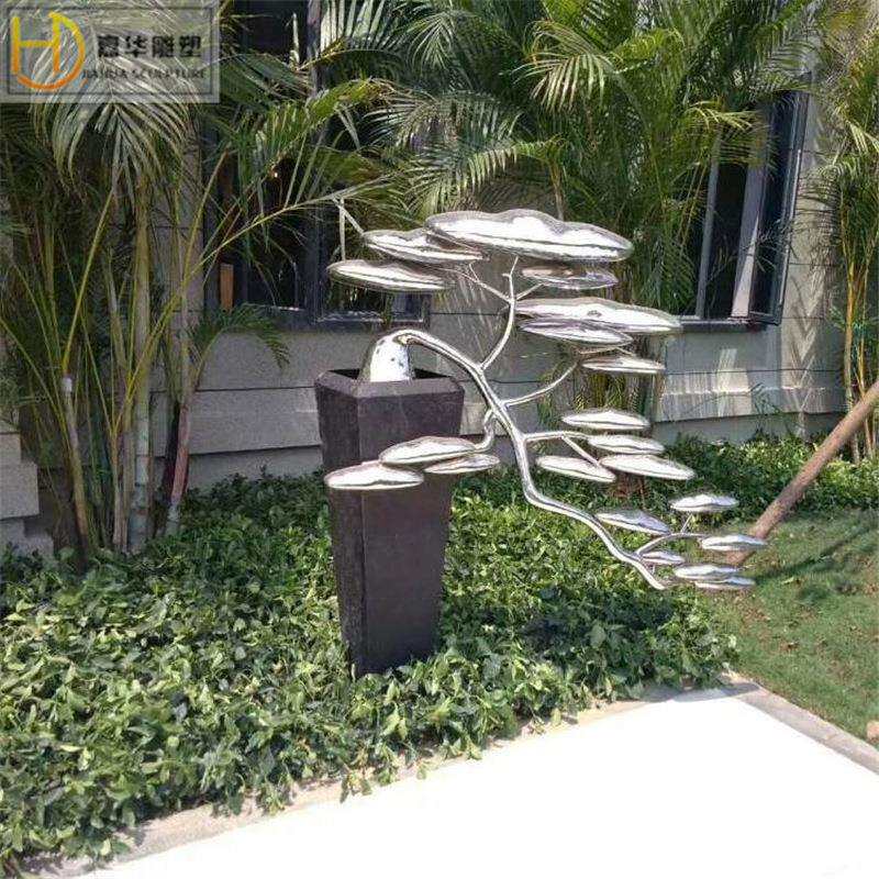 不锈钢树枝雕塑户外仿真树藤景观装饰园林造景艺术品抽象铁艺树枝