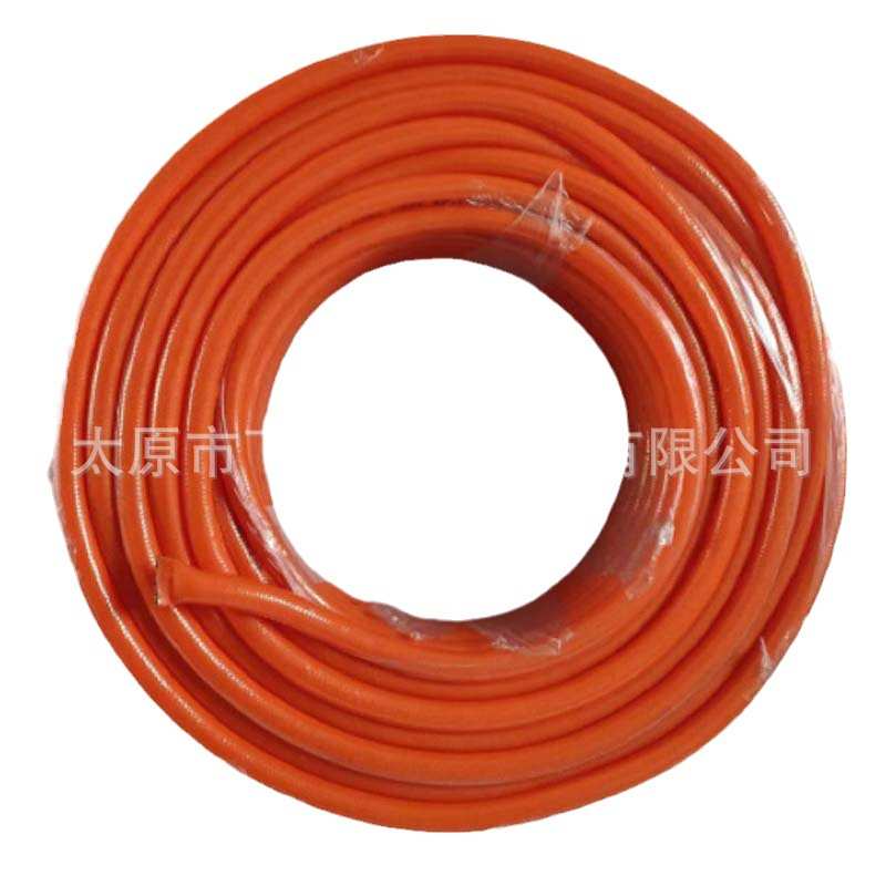 柔软水管浩防冻家用花园自来水管四季子软水管丝牛筋塑料橘红色管