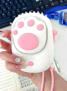 【2025升级】小范萌猫爪Fursuit Fan万物通挂脖儿童手持